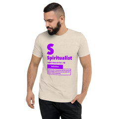 "Spiritualist" Unisex T-Shirt (Solid) | Galaxy Purple