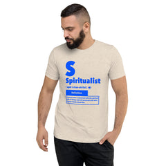 "Spiritualist" Unisex T-Shirt (Solid) | Aqua Blue