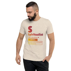 "Spiritualist" Unisex T-Shirt (Gradient) | Yellow/Peach