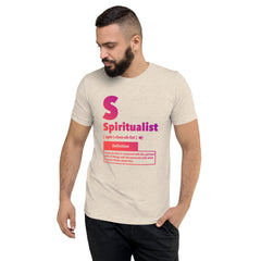 "Spiritualist" Unisex T-Shirt (Gradient) | Pink/Purple