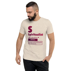 "Spiritualist" Unisex T-Shirt (Gradient) | Berry