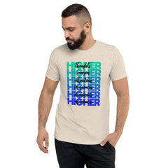 "Higher" Unisex T-Shirt (Black) | Turquoise/Blue