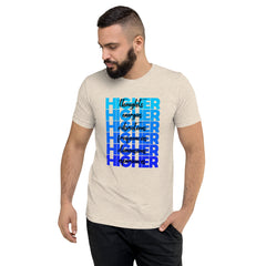 "Higher" Unisex T-Shirt (Black) | Blue