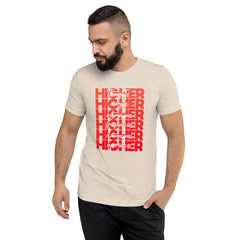 "Higher" Unisex T-Shirt (White) | Red