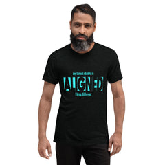 "Aligned" Unisex T-Shirt (Brag Version) | Throat Chakra