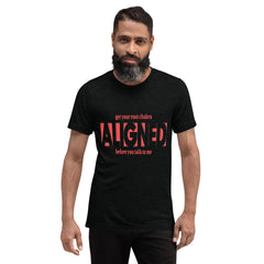 "Aligned" Unisex T-Shirt (No Talking Version) | Root Chakra