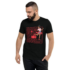 "God Protects Fools" Unisex T-Shirt (Woman Version) | Red