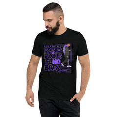 "God Protects Fools" Unisex T-Shirt (Man Version) | Purple