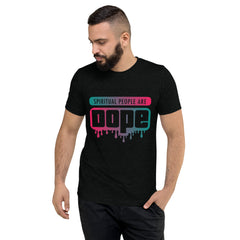 "Spiritual People" Unisex T-Shirt (Gradient) | Teal/Pink