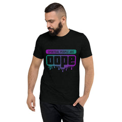 "Spiritual People" Unisex T-Shirt (Gradient) | Teal/Purple