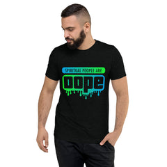 "Spiritual People" Unisex T-Shirt (Gradient) | Lime/Teal