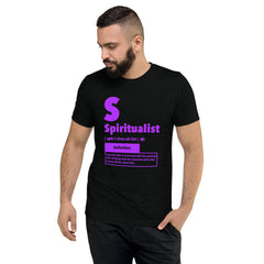 "Spiritualist" Unisex T-Shirt (Solid) | Galaxy Purple