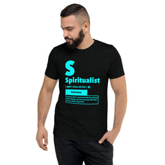 "Spiritualist" Unisex T-Shirt (Solid) | Cyan