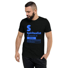 "Spiritualist" Unisex T-Shirt (Solid) | Aqua Blue