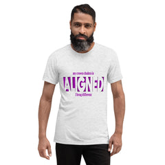 "Aligned" Unisex T-Shirt (Brag Version) | Crown Chakra