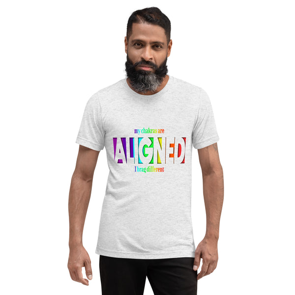 "Aligned" Unisex T-Shirt (Brag Version) | All Chakra's