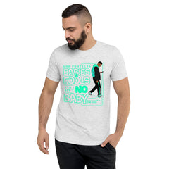 "God Protects Fools" Unisex T-Shirt (Man Version) | Cyan