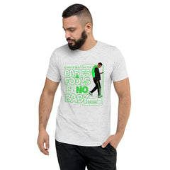 "God Protects Fools" Unisex T-Shirt (Man Version) | Green