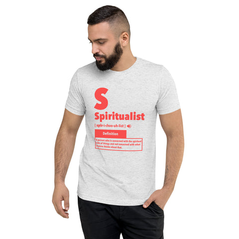 "Spiritualist" Unisex T-Shirt (Solid) | Salmon