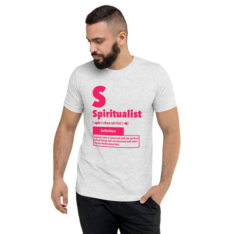 "Spiritualist" Unisex T-Shirt (Solid) | Hot Pink