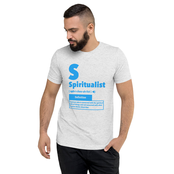 "Spiritualist" Unisex T-Shirt (Solid) | Baby Blue