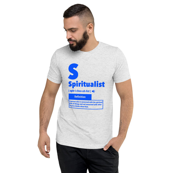 "Spiritualist" Unisex T-Shirt (Solid) | Aqua Blue