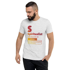 "Spiritualist" Unisex T-Shirt (Gradient) | Yellow/Peach