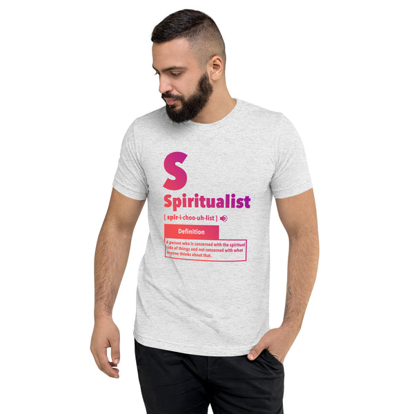 "Spiritualist" Unisex T-Shirt (Gradient) | Pink/Purple