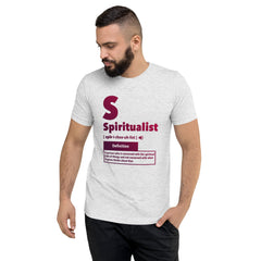 "Spiritualist" Unisex T-Shirt (Gradient) | Berry