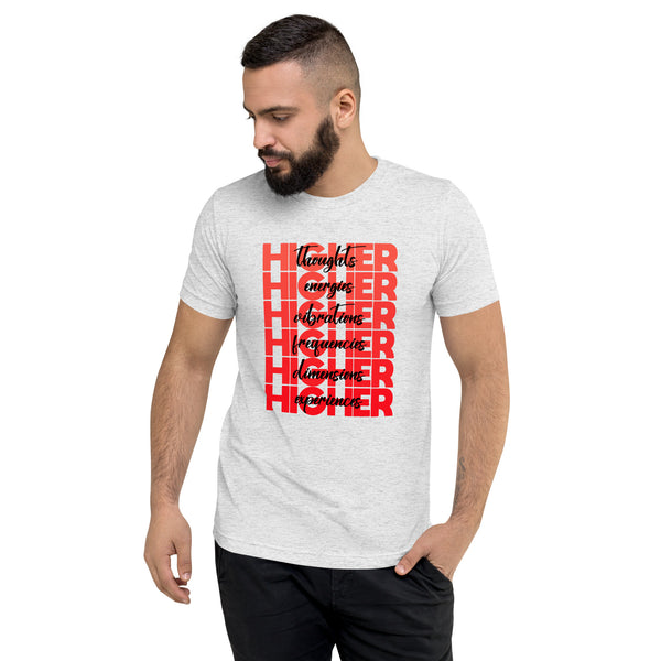 "Higher" Unisex T-Shirt (Black) | Red