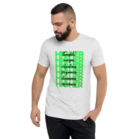 "Higher" Unisex T-Shirt (Black) | Green