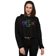 "Aligned" Crop Hoodie (Brag Version) | All Chakras