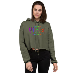 "Aligned" Women’s Crop Hoodie (No Talking Version) | All Chakras