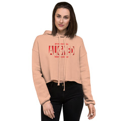 "Aligned" Women’s Crop Hoodie (No Talking Version) | Root Chakra