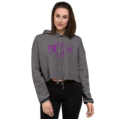 "Aligned" Crop Hoodie (Brag Version) | Crown Chakra