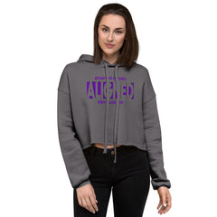 "Aligned" Women’s Crop Hoodie (No Talking Version) | Third Eye Chakra