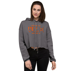 "Aligned" Women’s Crop Hoodie (No Talking Version) | Sacral Chakra