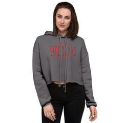 "Aligned" Women’s Crop Hoodie (No Talking Version) | Root Chakra