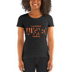 "Aligned" Ladies T-Shirt (Brag Version) | Sacral Chakra