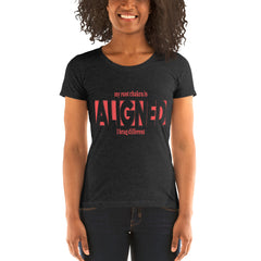 "Aligned" Ladies T-Shirt (Brag Version) | Root Chakra