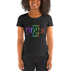 "Aligned" Ladies T-Shirt (Brag Version) | All Chakra's