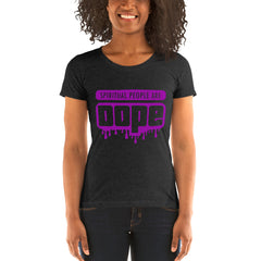 "Spiritual People" Ladies T-Shirt (Solid) | Electric Purple