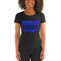 "Spiritual People" Ladies T-Shirt (Solid) | Dark Blue