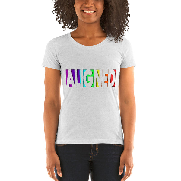 "Aligned" Ladies T-Shirt | All Chakra's