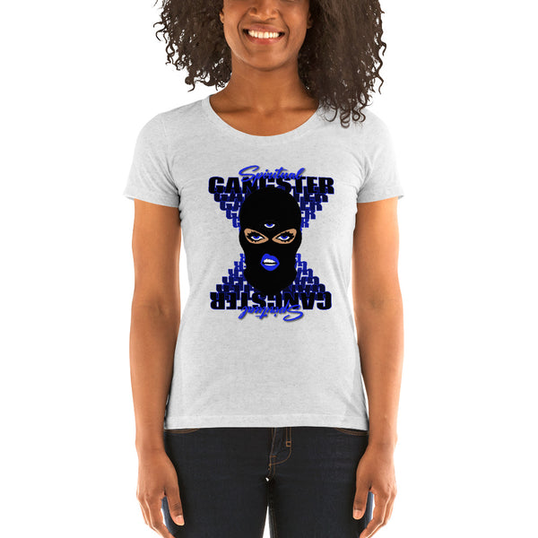 "Spiritual Gang" Ladies T-Shirt (Beige) | Blue